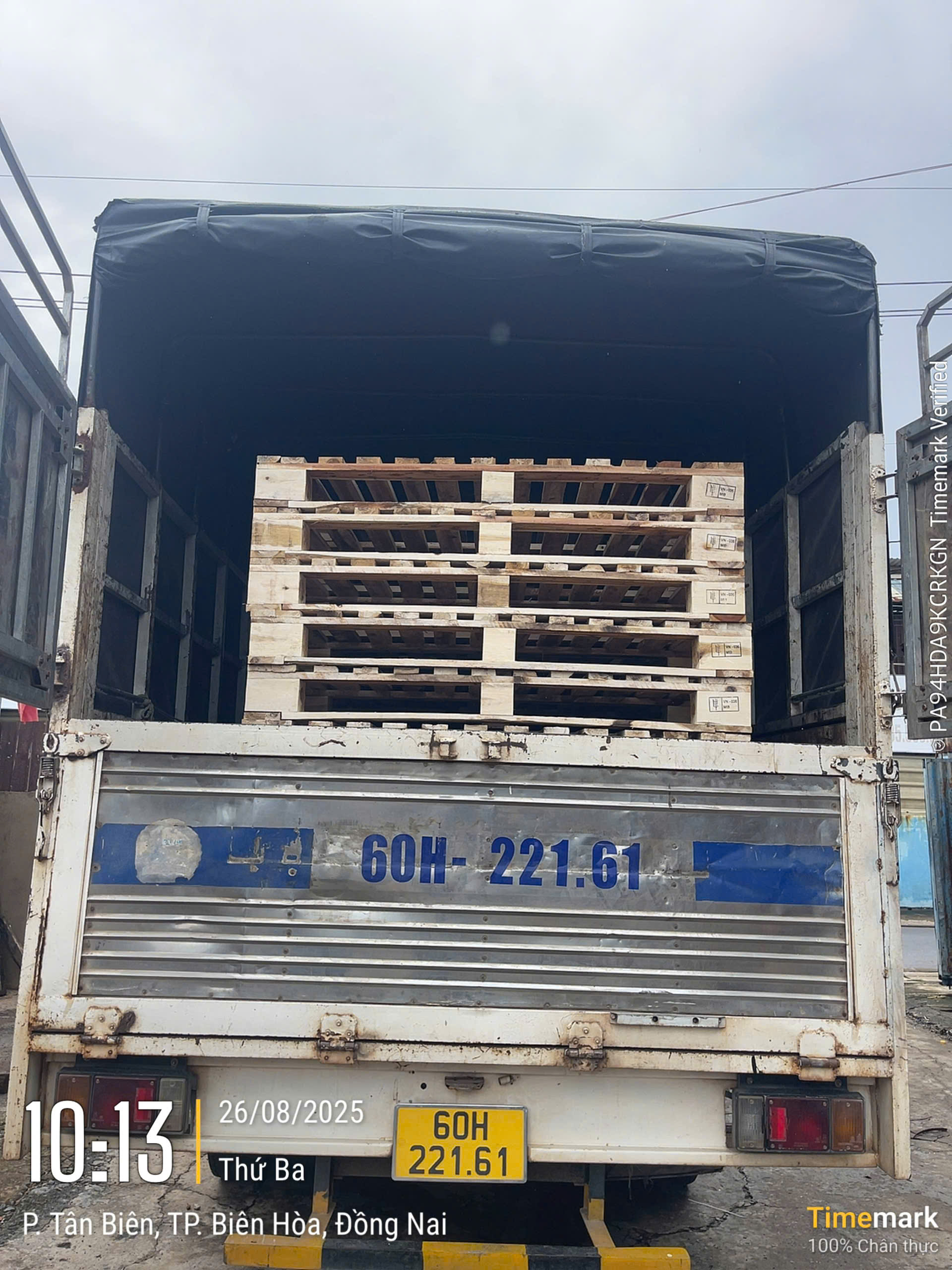 Công trình giao 50 pallet gỗ về Biên Hòa Đồng Nai